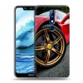 Дизайнерский силиконовый чехол для Nokia 5.1 Plus Ferrari