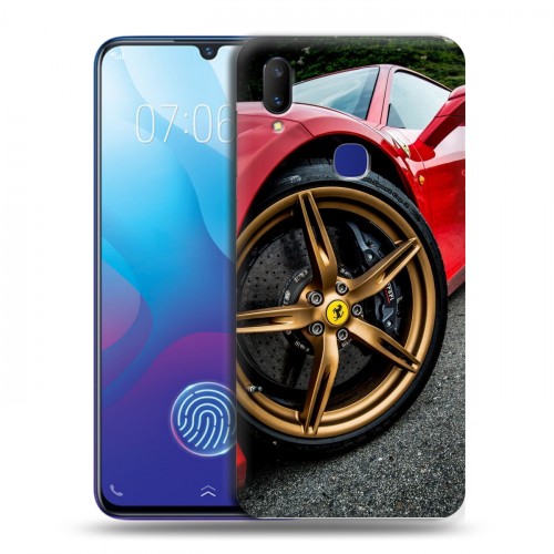 Дизайнерский пластиковый чехол для Vivo V11i Ferrari