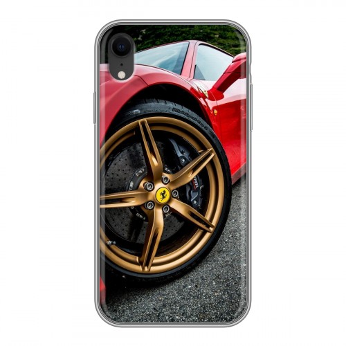 Дизайнерский пластиковый чехол для Iphone Xr Ferrari