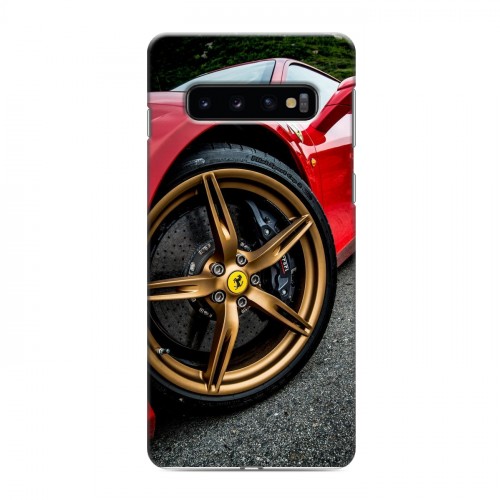 Дизайнерский силиконовый чехол для Samsung Galaxy S10 Ferrari