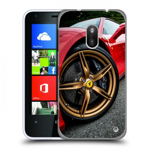 Дизайнерский пластиковый чехол для Nokia Lumia 620 Ferrari