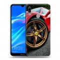 Дизайнерский пластиковый чехол для Huawei Y6 (2019) Ferrari