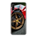 Дизайнерский силиконовый с усиленными углами чехол для Huawei P30 Lite Ferrari