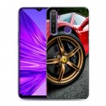 Дизайнерский силиконовый чехол для Realme 5 Ferrari