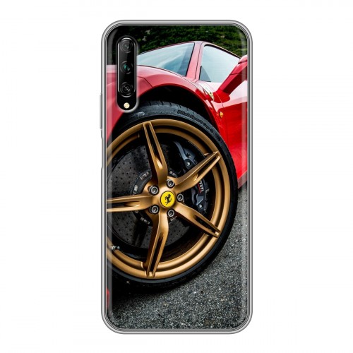 Дизайнерский силиконовый чехол для Huawei Y9s Ferrari