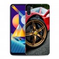 Дизайнерский пластиковый чехол для Samsung Galaxy M11 Ferrari