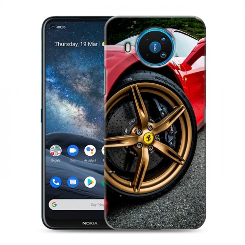 Дизайнерский силиконовый чехол для Nokia 8.3 Ferrari