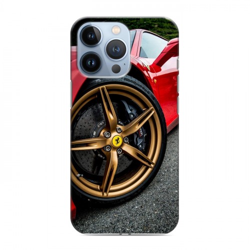 Дизайнерский силиконовый чехол для Iphone 13 Pro Ferrari