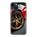 Дизайнерский пластиковый чехол для Iphone 14 Ferrari