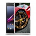 Дизайнерский пластиковый чехол для Sony Xperia Z Ultra  Ferrari