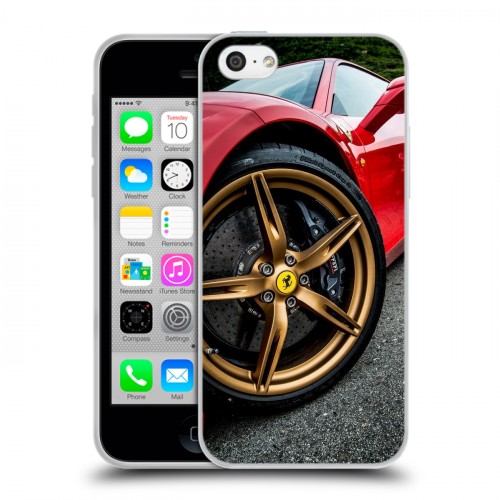 Дизайнерский пластиковый чехол для Iphone 5c Ferrari