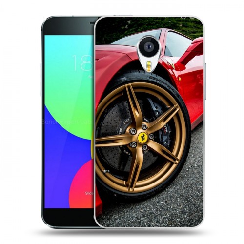 Дизайнерский пластиковый чехол для Meizu MX4 Ferrari