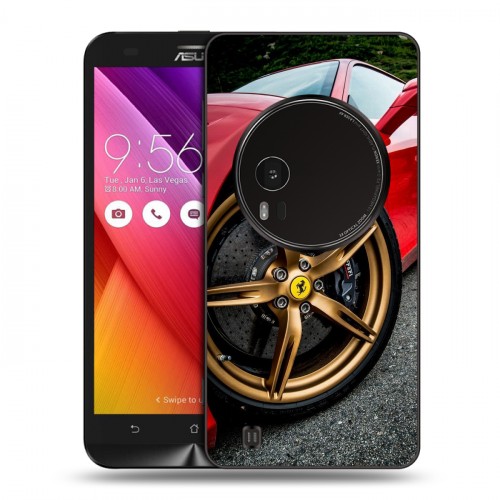 Дизайнерский силиконовый чехол для Asus Zenfone Zoom Ferrari