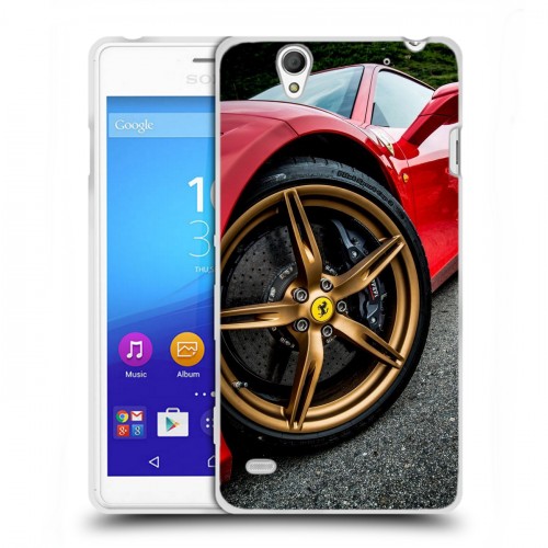 Дизайнерский пластиковый чехол для Sony Xperia C4 Ferrari