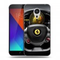 Дизайнерский пластиковый чехол для Meizu MX5 Ferrari