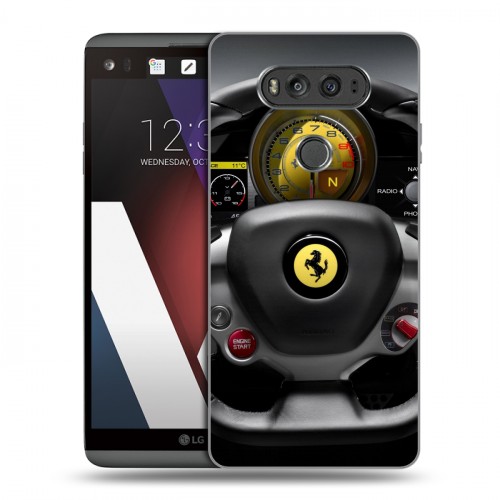 Дизайнерский пластиковый чехол для LG V20 Ferrari