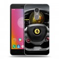 Дизайнерский силиконовый чехол для Lenovo K6 Ferrari