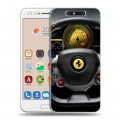 Дизайнерский пластиковый чехол для ZTE Blade V8 Ferrari