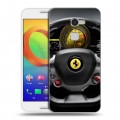 Дизайнерский силиконовый чехол для Alcatel A3 Ferrari