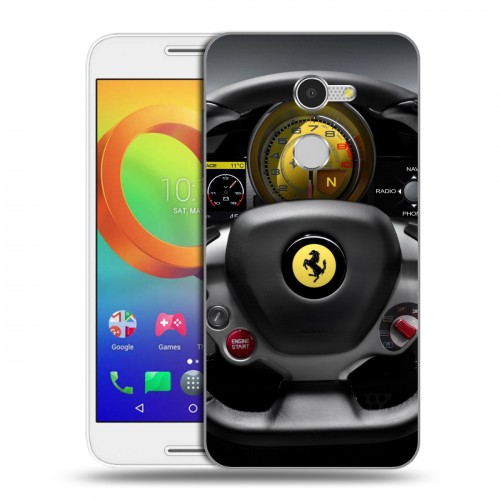 Дизайнерский силиконовый чехол для Alcatel A3 Ferrari