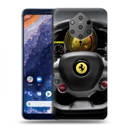 Дизайнерский силиконовый чехол для Nokia 9 PureView Ferrari