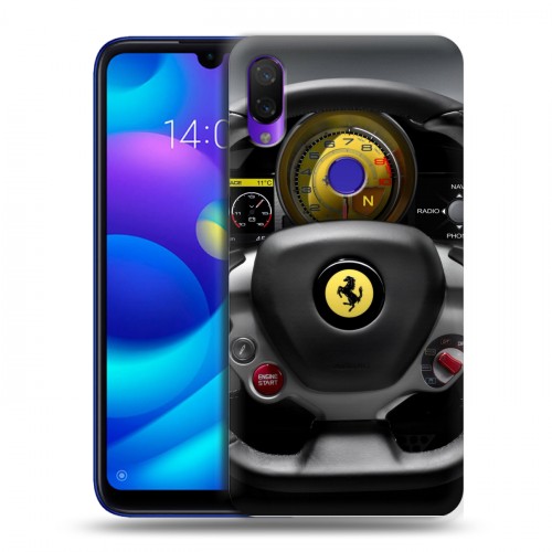 Дизайнерский пластиковый чехол для Xiaomi Mi Play Ferrari