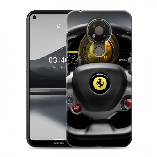 Дизайнерский силиконовый чехол для Nokia 3.4 Ferrari