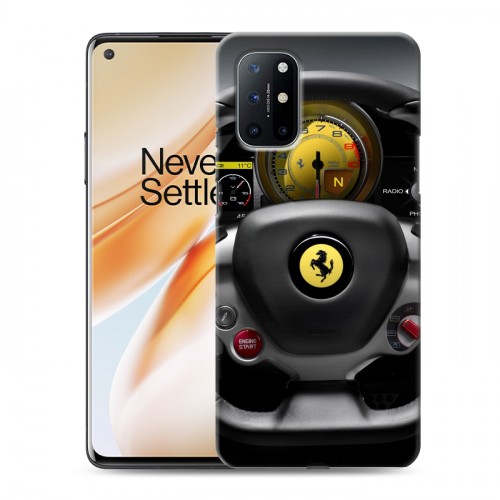 Дизайнерский пластиковый чехол для OnePlus 8T Ferrari