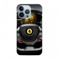 Дизайнерский силиконовый чехол для Iphone 13 Pro Ferrari