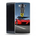 Дизайнерский пластиковый чехол для LG V10 Ferrari