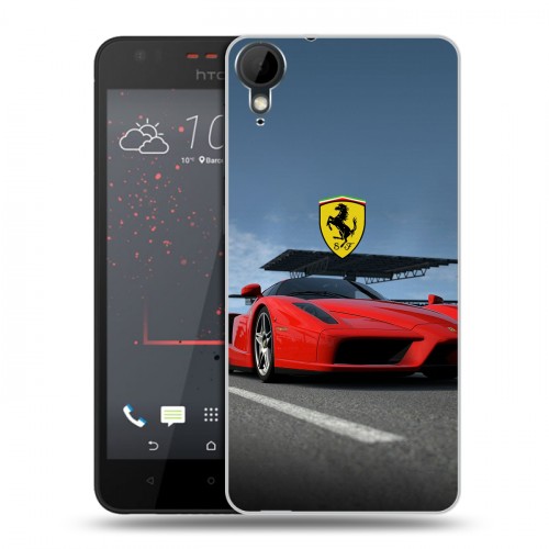 Дизайнерский пластиковый чехол для HTC Desire 825 Ferrari