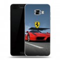 Дизайнерский пластиковый чехол для Samsung Galaxy C5 Ferrari