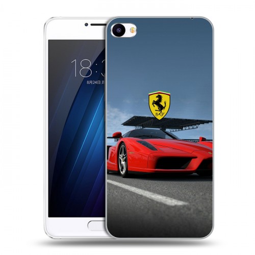 Дизайнерский пластиковый чехол для Meizu U20 Ferrari