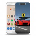 Дизайнерский пластиковый чехол для ZTE Blade V8 Ferrari