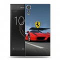 Дизайнерский пластиковый чехол для Sony Xperia XZs Ferrari