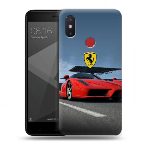 Дизайнерский пластиковый чехол для Xiaomi Mi8 SE Ferrari