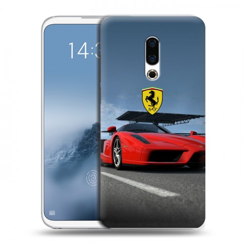 Дизайнерский пластиковый чехол для Meizu 16th Plus Ferrari