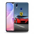 Дизайнерский пластиковый чехол для Vivo Y95 Ferrari