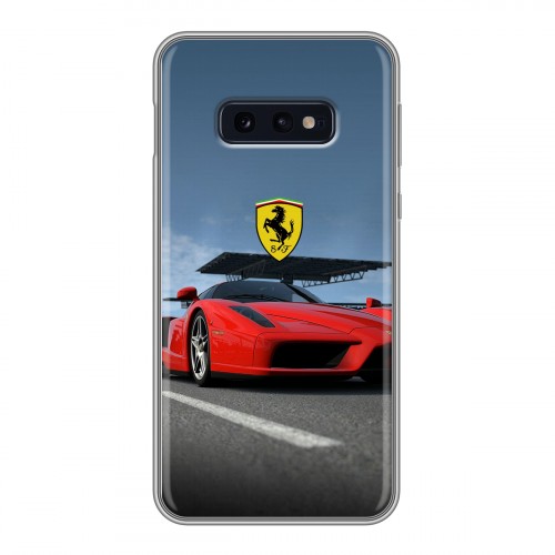 Дизайнерский силиконовый чехол для Samsung Galaxy S10e Ferrari