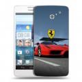 Дизайнерский пластиковый чехол для Huawei Ascend D2 Ferrari