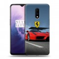 Дизайнерский пластиковый чехол для OnePlus 7 Ferrari