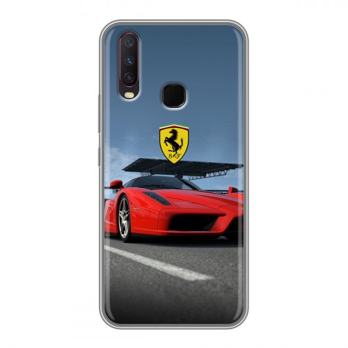 Дизайнерский силиконовый чехол для Vivo Y17 Ferrari