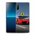 Дизайнерский силиконовый с усиленными углами чехол для Sony Xperia L4 Ferrari