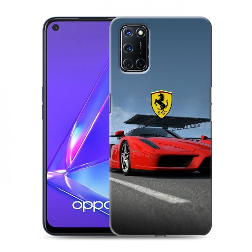 Дизайнерский пластиковый чехол для OPPO A52 Ferrari