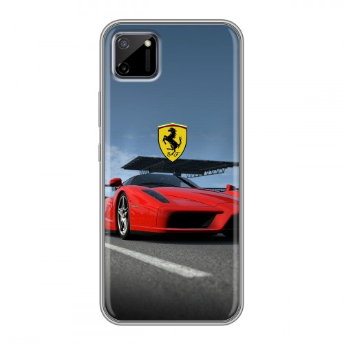 Дизайнерский силиконовый чехол для Realme C11 Ferrari