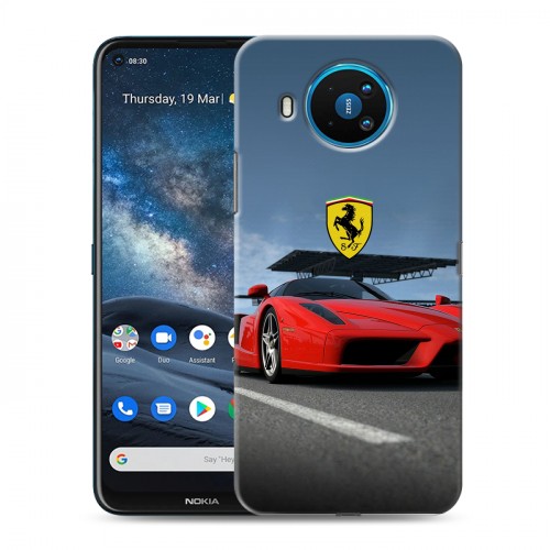 Дизайнерский силиконовый чехол для Nokia 8.3 Ferrari