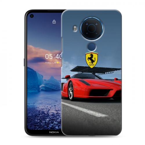 Дизайнерский силиконовый чехол для Nokia 5.4 Ferrari