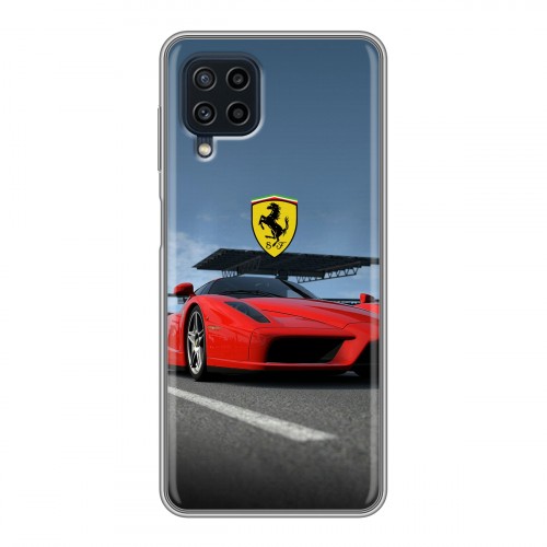 Дизайнерский пластиковый чехол для Samsung Galaxy A22 Ferrari