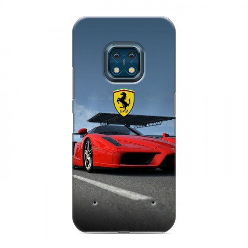 Дизайнерский силиконовый с усиленными углами чехол для Nokia XR20 Ferrari