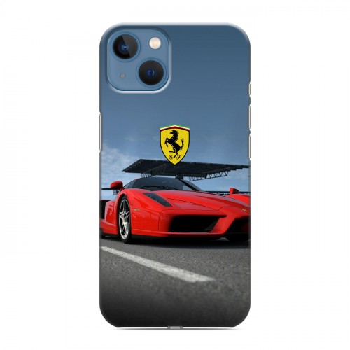 Дизайнерский силиконовый чехол для Iphone 13 Ferrari